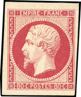 ** 80c. Rose Vif. Nuance Exceptionnelle. Pièce De Rêve. SUP. - 1853-1860 Napoléon III.