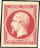 ** 80c. Rose Vif. Nuance Exceptionnelle. Pièce De Rêve. SUP. - 1853-1860 Napoleone III