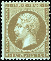 * 1c. Mordoré. TB. - 1862 Napoléon III.