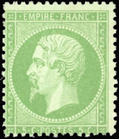 * 5c. Vert. TB. - 1862 Napoleone III