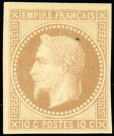 * 10c. Bistre. Rothschild. Impression Fine. ND. SUP. - 1863-1870 Napoléon III. Laure