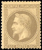 * 30c. Brun. B. - 1863-1870 Napoléon III. Laure