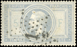 O 5Fr. De L'Empire. Obl. étoile. SUP. - 1863-1870 Napoléon III. Laure