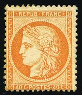 * 40c. Orange. B. - 1870 Beleg Van Parijs