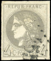 O 4c. Gris Foncé. SUP. - 1870 Uitgave Van Bordeaux