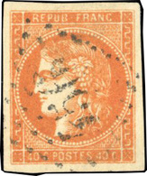 O 40c. Orange Vif. Grandes Marges. SUP. - 1870 Uitgave Van Bordeaux