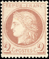 * 2c. Rouge Brun-clair. TB. - 1871-1875 Ceres