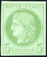 * 5c. Vert. ND. TB. - 1871-1875 Cérès