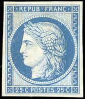 * 25c. Bleu. ND. Réimpression Granet. SUP. - 1871-1875 Ceres