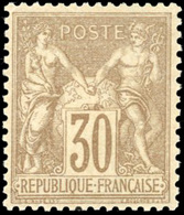 ** 30c. Brun Clair. Centrage Parfait. SUP. - 1876-1878 Sage (Type I)