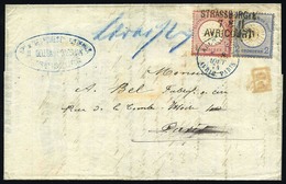O + Timbre D'ALLEMAGNE N° 17. STRASSBORG AVRICOURT. TB. - Other & Unclassified