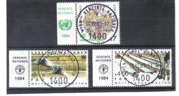 MOO262 UNO WIEN 1984  Michl  38/40 Mit TABS Used / Gestempelt Siehe ABBILDUNG - Oblitérés