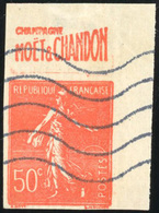 O + 199a. 50c. Orange, ND, Millésime 1, Obl. + 50c. Olive, ND, Neuf Avec Gomme + 50c. Rouge, ND, BdeF Avec Publicité, Ob - Andere & Zonder Classificatie