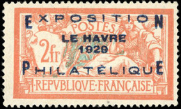 * Exposition Du Havre. 2F. + 5F. Orange Et Vert-bleu. SUP. - Andere & Zonder Classificatie
