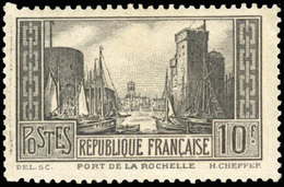 * 10F. La Rochelle Brun-noir. Type I. SUP. - Andere & Zonder Classificatie