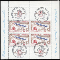 O Philatec Paris 1964. Bloc De 4 Obl. Cachet De L'exposition. SUP. - Sonstige & Ohne Zuordnung