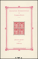 ** Bloc PARIS 1925. Infime Adhérence Sinon SUP. - Autres & Non Classés