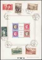 * Bloc PEXIP. Cachet Témoin De L'exposition Hors Des Timbres Du 23 Juin 1937, + 6 Autres Timbres Obl. TB. - Andere & Zonder Classificatie