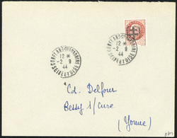 O CONFLANS-STE-HONORINE. 1F.50 Brun-rouge Obl. S/lettre Frappée Du CàD De CONFLANS-STE-HONORINE Du 2 Septembre 1944 à De - Befreiung