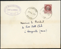 O LIGNY-EN-BARROIS. 1F.50, Type I Obl. S/lettre Frappée Du CàD De LIGNY Du 19 Septembre 1944 à Destination De LONGEVILLE - Befreiung