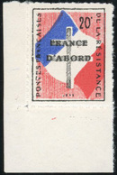 * LYON. 20c. Tricolore. Coin De Feuille. TB. - Befreiung