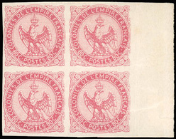 ** FRENCH COLONIES. 80c. Rose. Bloc De 4. BdeF. SUP. - Altri & Non Classificati