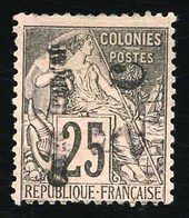 (*) 5c. S/25c. Noir S/rose. Surcharge Verticale. TB. - Autres & Non Classés