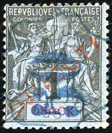 O 50c. Bleu S/1c. Noir S/azur. Obl. Cachet Ondulé. TB. - Sonstige & Ohne Zuordnung