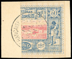 O Moitié Du 10c. + Moitié Du 30c. + Moitié Du 50c. 3 Valeurs Sur Fragments. TB. - Andere & Zonder Classificatie