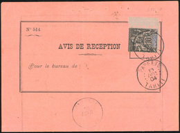 O 10c. Obl. S/Document Judiciaire De Frappée Du CàD De PAPEETE Du 16 Février 1904. TB. - Sonstige & Ohne Zuordnung