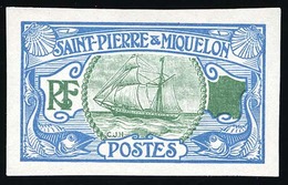 (*) Type Bateau De Pêche. Essai De 1909. Couleur Bleu Et Vert. SUP. - Other & Unclassified