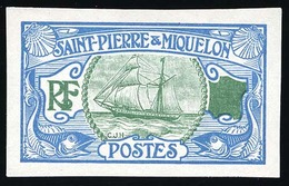(*) Type Bateau De Pêche. Essai De 1909. Couleur Bleu Et Vert. SUP. - Sonstige & Ohne Zuordnung