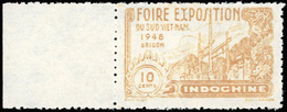 (*) 10Fr. Brun. Vignette De La Foire Du Sud Viet Nam 1946. Inscription Indochine. Usage Non Postal. TB. - Vietnam