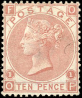 (*) 10p. Pale Red Brown. Plate 1. Small Defect But VF. RPSL Certificate. - Andere & Zonder Classificatie