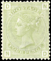 * 4p. Sage-green. Plate 15. Light Corner Crease Top Left But Very Fine Copy. RPSL Certificate. - Sonstige & Ohne Zuordnung