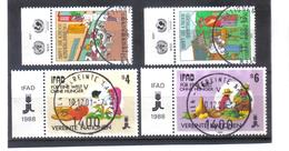 MOO268 UNO WIEN 1987  Michl  77/80 Mit TABS Used / Gestempelt Siehe ABBILDUNG - Oblitérés