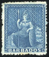 * 1p. Blue. SUP. - Barbados (...-1966)