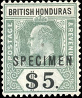 * 4 Values. Optd. SPECIMEN. VF. - Brits-Honduras (...-1970)