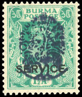 * Set Of 5. Complete Set On Official Stamps Of King George VI. VF. - Birma (...-1947)