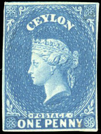 * 1p. Deep Turquoise-blue. SUP. - Ceylon (...-1947)