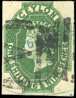 O 1s. 9d. Green. F. - Ceylon (...-1947)