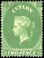 * 2d. Green. SUP. - Ceylon (...-1947)