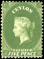 * 5p. Grey-olive. SUP. - Ceylon (...-1947)