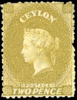 * 2p. Ochre + 2p. Yellow. SUP. - Ceylon (...-1947)