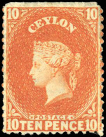 * 10p. Orange. SUP. - Ceylon (...-1947)