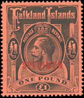 * 4 Values. Optd. SPECIMEN. VF. - Falklandeilanden