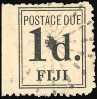 O 1d. Black. VF. - Fidschi-Inseln (...-1970)