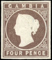 (*) 4p. Brown. VF. - Gambia (...-1964)