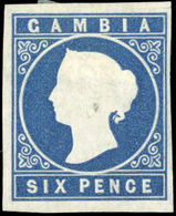 * 6p. Blue. VF. - Gambia (...-1964)