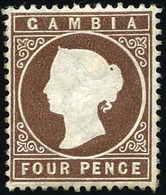 * 4p. Brown. VF. - Gambia (...-1964)